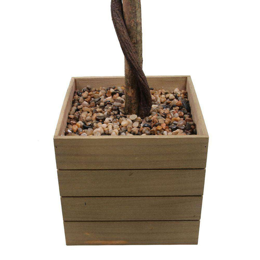 Ely Faux Potted Boxwood Topiary Plant 3'