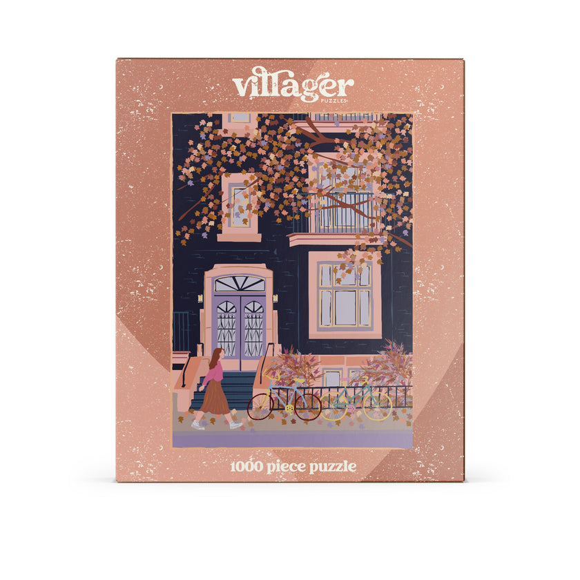 Autumn in Montreal | 1000-Piece Puzzle for Adults | Designed in Canada by Marie-Laure Plano