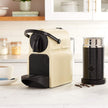 NESPRESSO Inissia Original Espresso Machine Bundle with Aeroccino Milk Frother by De'Longhi, Creamy White - EN80CWAECA