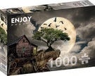 ENJOY - A Log Cabin on a Cliff (1000-Piece Puzzle)