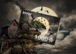 ENJOY - A Log Cabin on a Cliff (1000-Piece Puzzle)