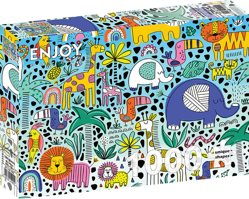 ENJOY - Doodle Safari (1000-Piece Puzzle)