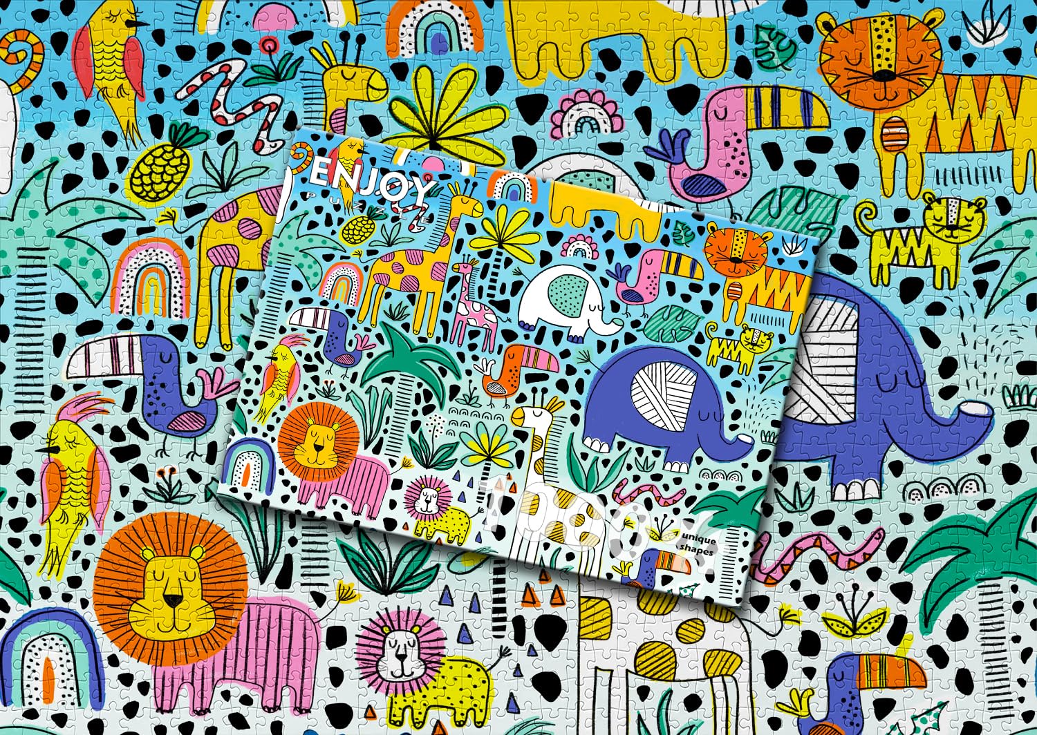 ENJOY - Doodle Safari (1000-Piece Puzzle)