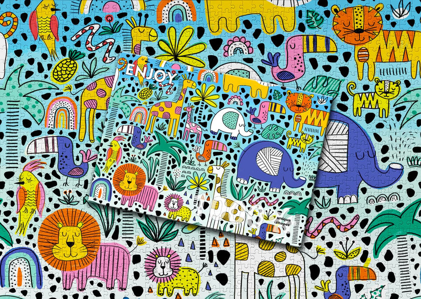 ENJOY - Doodle Safari (1000-Piece Puzzle)