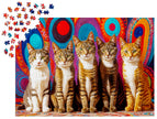 ENJOY - Cinq chats (puzzle de 1000 pièces)