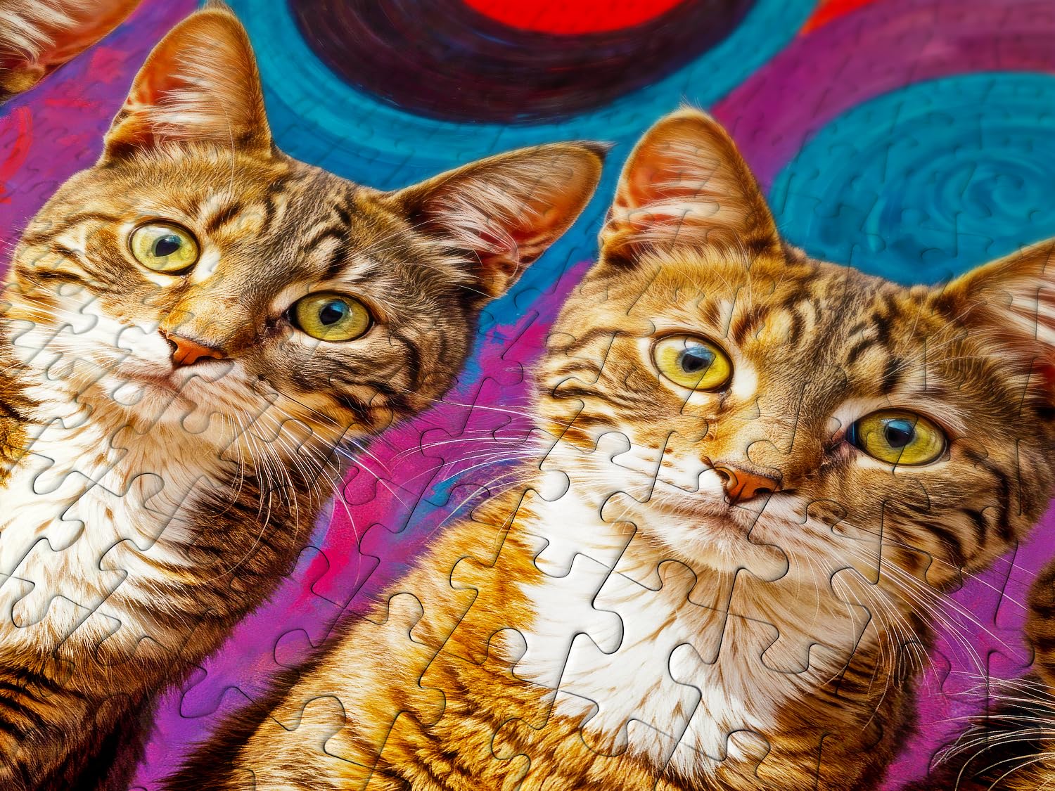 ENJOY - Cinq chats (puzzle de 1000 pièces)