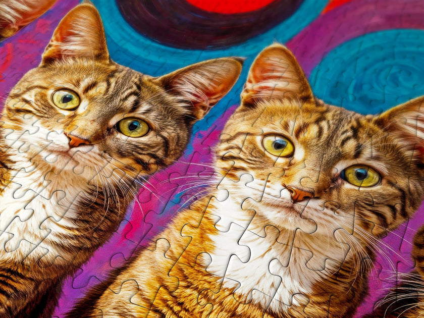 ENJOY - Cinq chats (puzzle de 1000 pièces)