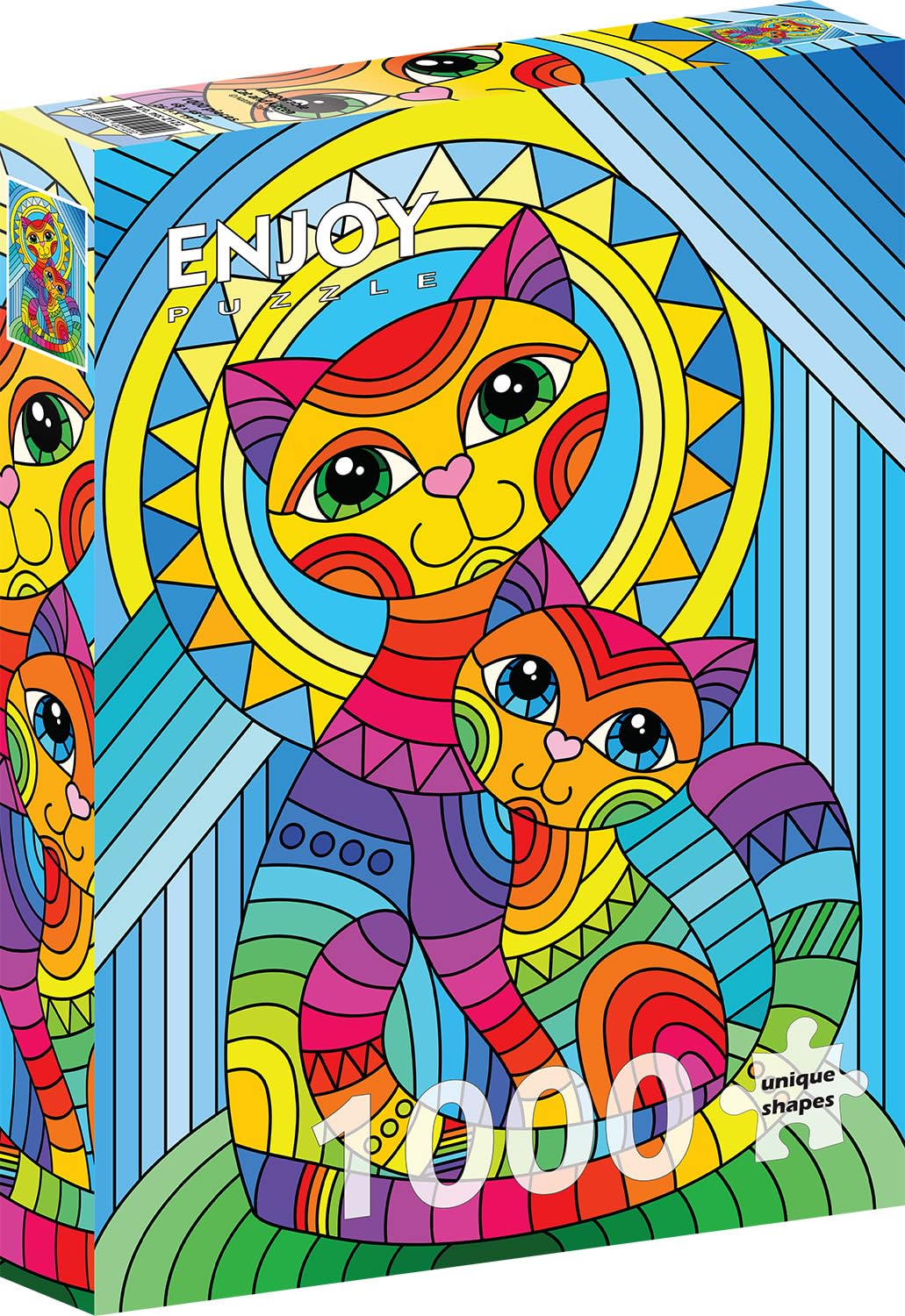 ENJOY - Inseparable Cat and Kitten (1000-Piece Puzzle)