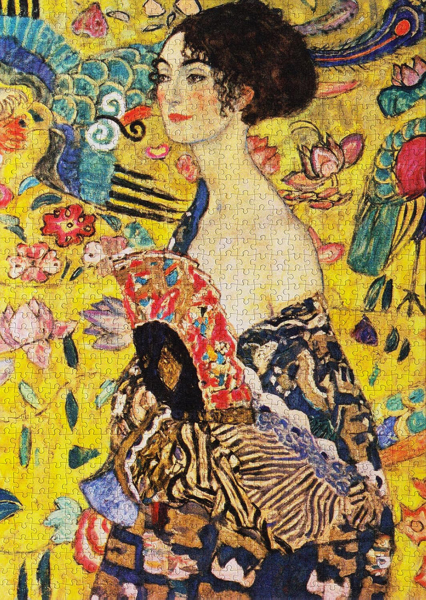 ENJOY - Klimt : Dame à l'éventail (Jigsaw Puzzle 1000 pièces)
