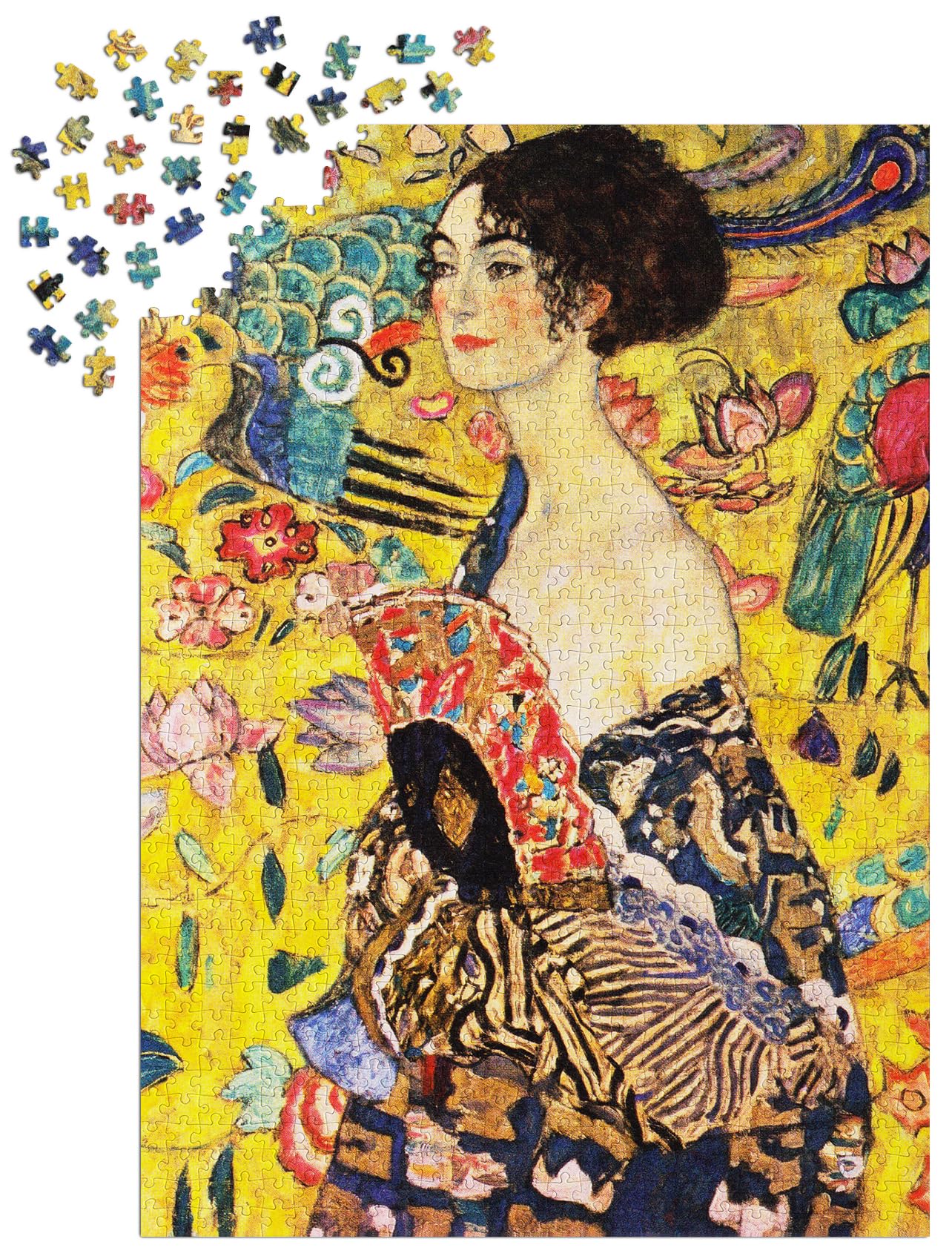 ENJOY - Klimt : Dame à l'éventail (Jigsaw Puzzle 1000 pièces)