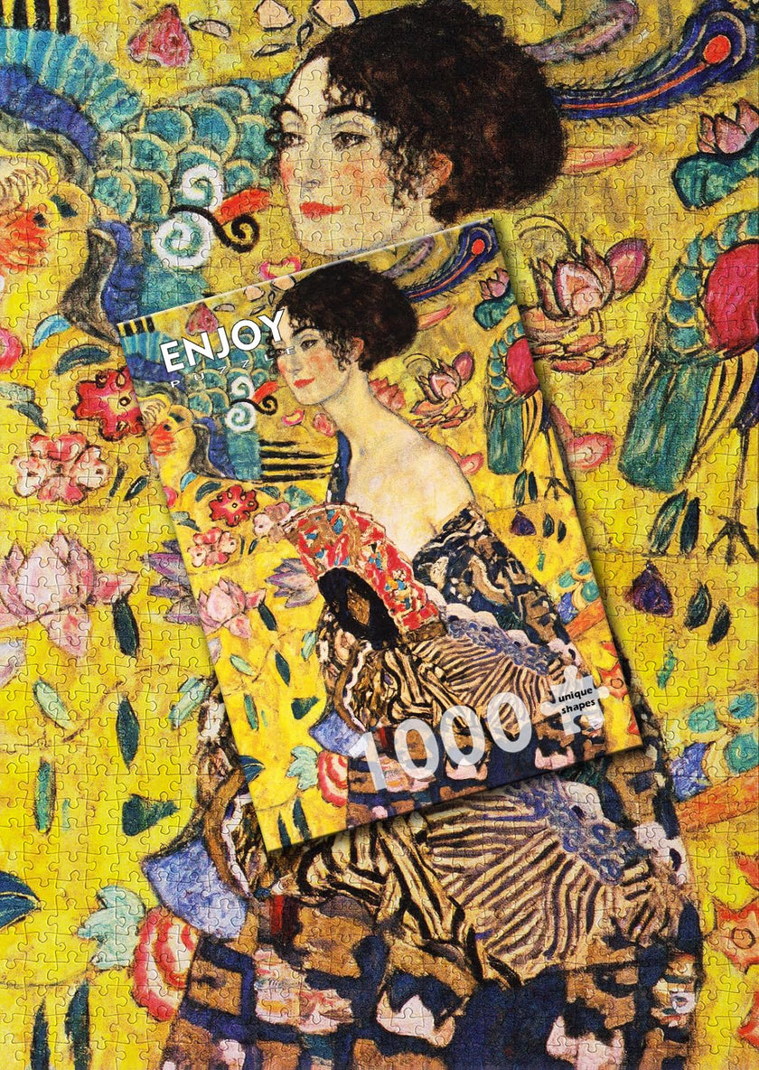 ENJOY - Klimt : Dame à l'éventail (Jigsaw Puzzle 1000 pièces)