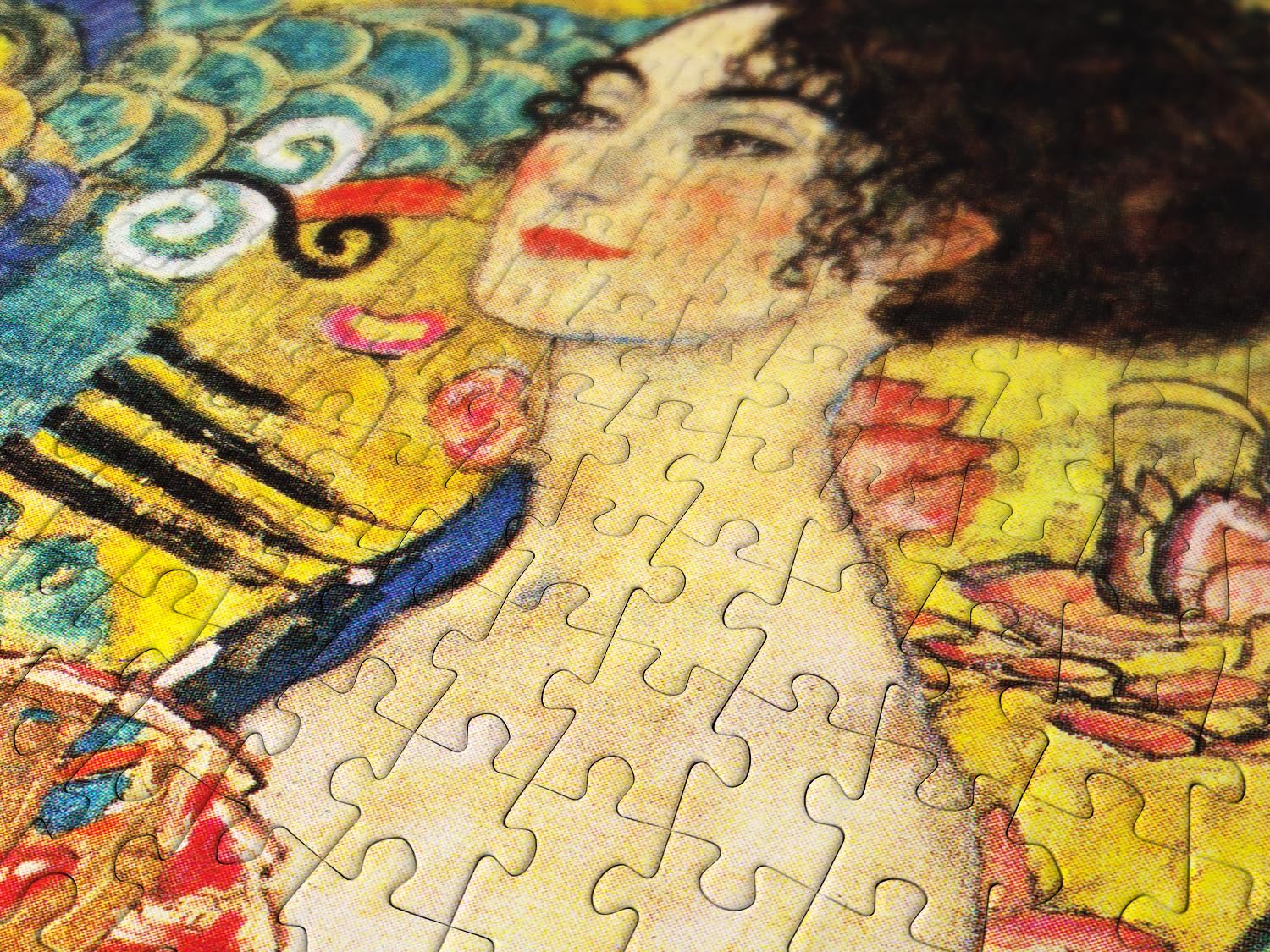 ENJOY - Klimt : Dame à l'éventail (Jigsaw Puzzle 1000 pièces)