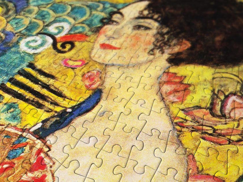 ENJOY - Klimt : Dame à l'éventail (Jigsaw Puzzle 1000 pièces)