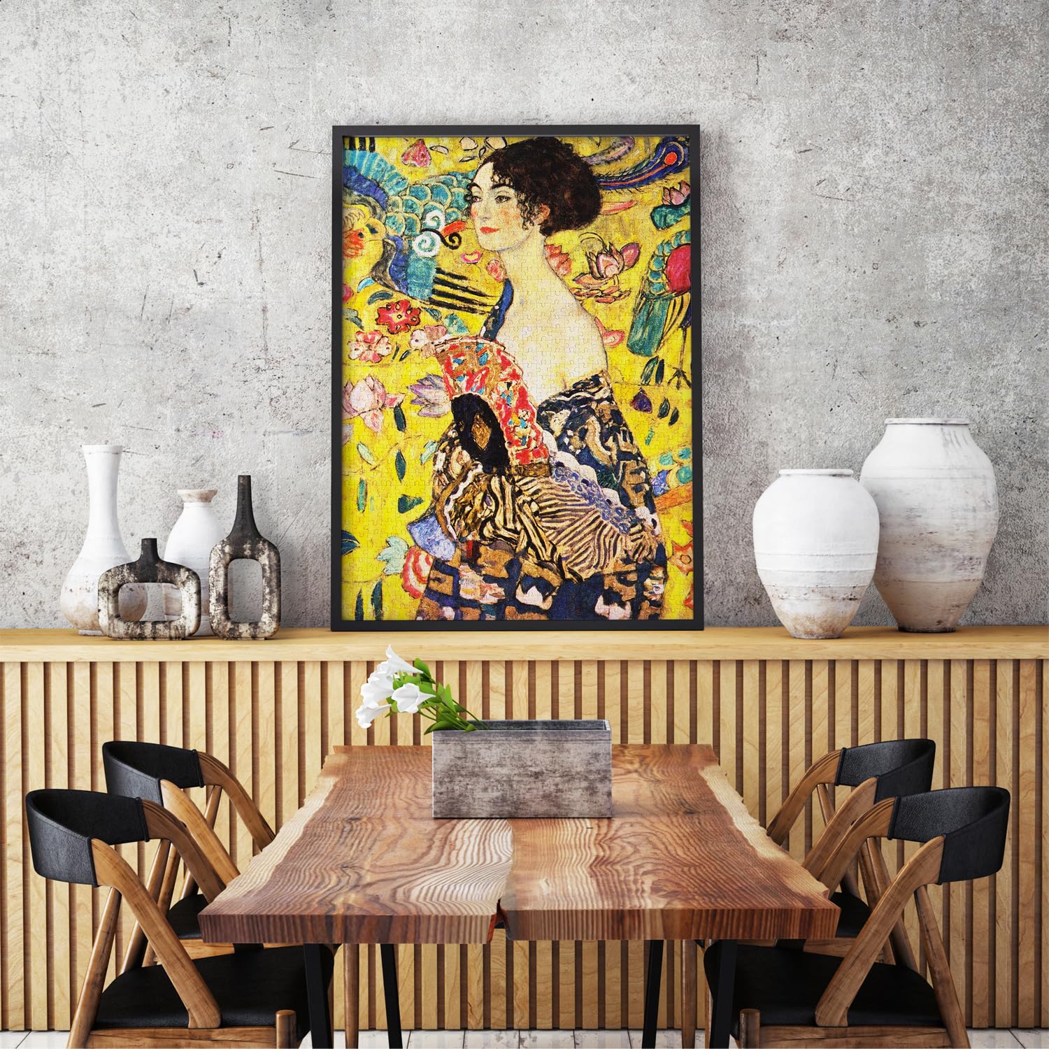 ENJOY - Klimt : Dame à l'éventail (Jigsaw Puzzle 1000 pièces)