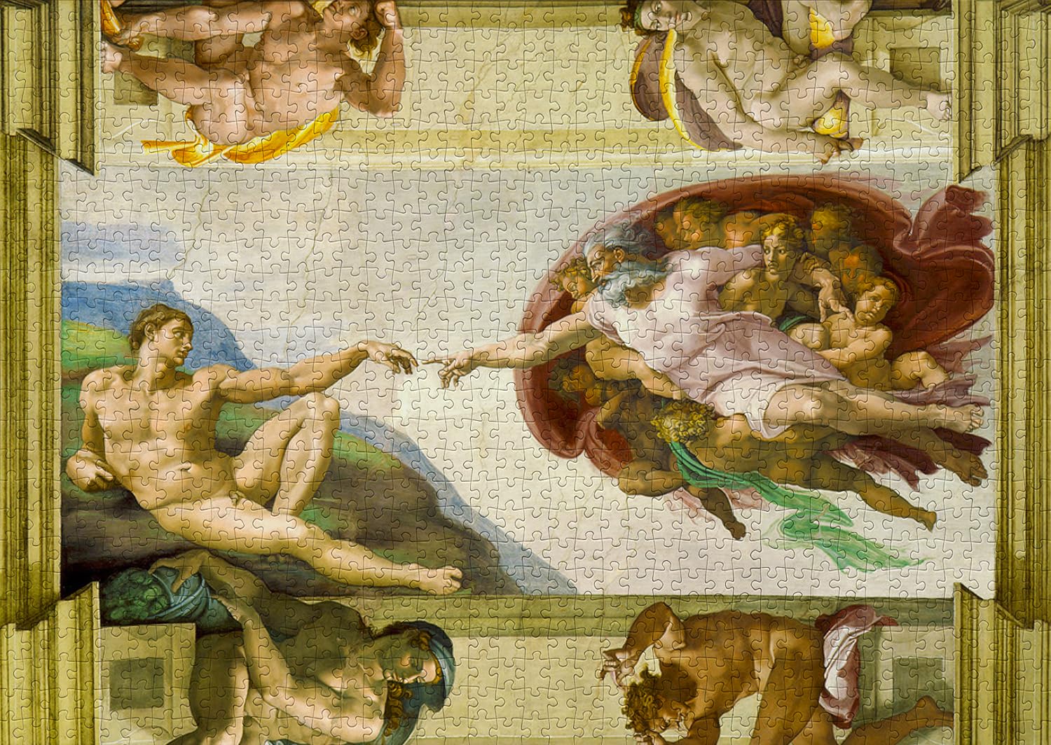 ENJOY - Michel-Ange : La Création d'Adam (Jigsaw Puzzle 1000 pièces)