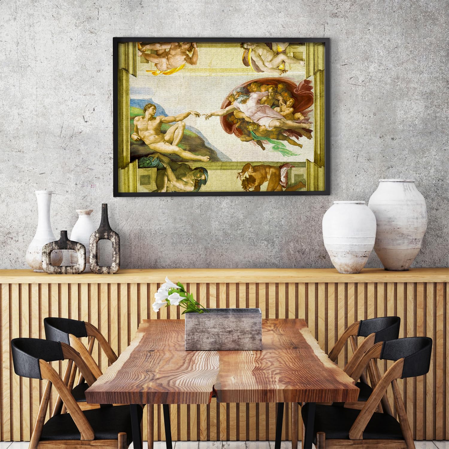 ENJOY - Michel-Ange : La Création d'Adam (Jigsaw Puzzle 1000 pièces)