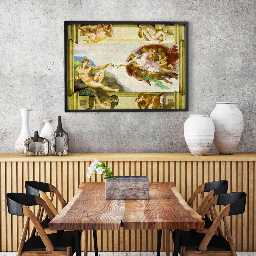 ENJOY - Michel-Ange : La Création d'Adam (Jigsaw Puzzle 1000 pièces)