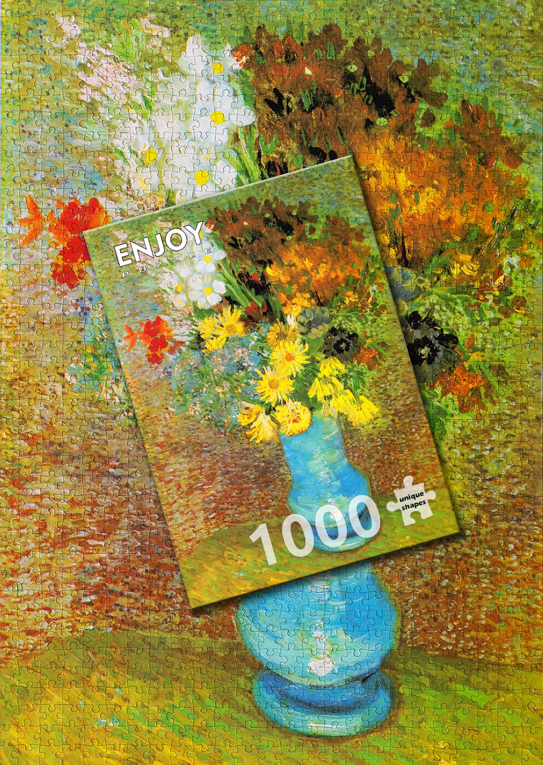 ENJOY - Van Gogh: Vase with Daisies and Anemones (1000-Piece Puzzle)