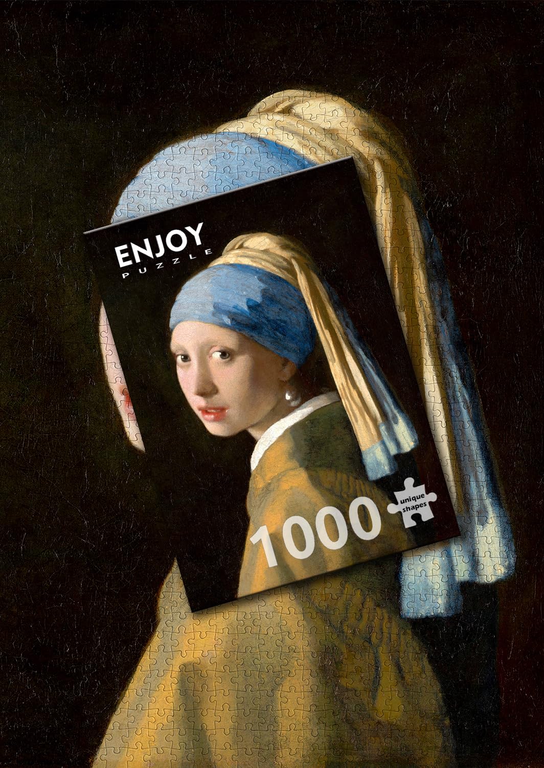 PROFITEZ - Vermeer : La Jeune Fille à la Perle (Puzzle 1000 Pièces)