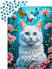 ENJOY - White Cat (1000-Piece Puzzle)