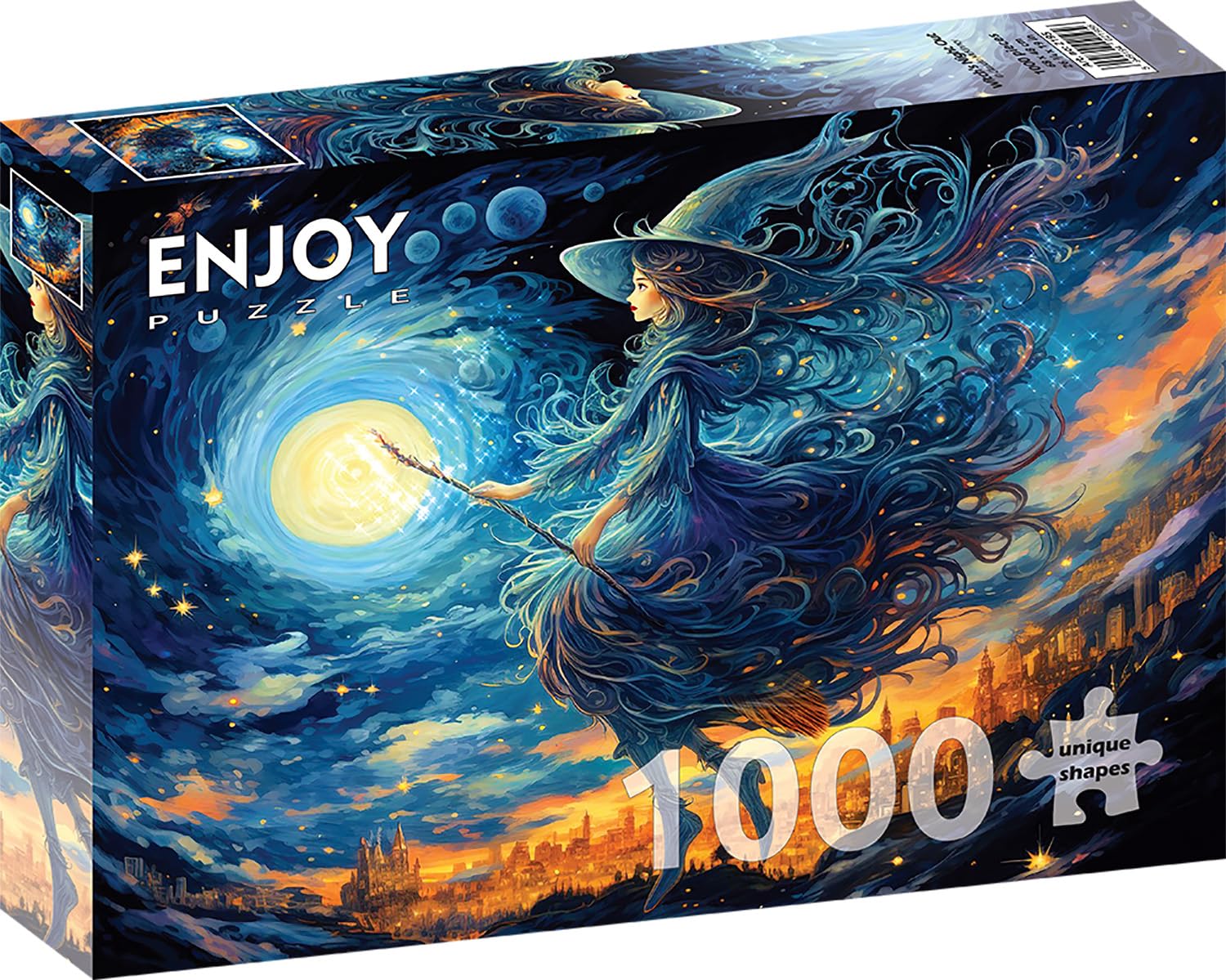 ENJOY - Sortie nocturne d'une sorcière (Jigsaw Puzzle 1000 pièces)