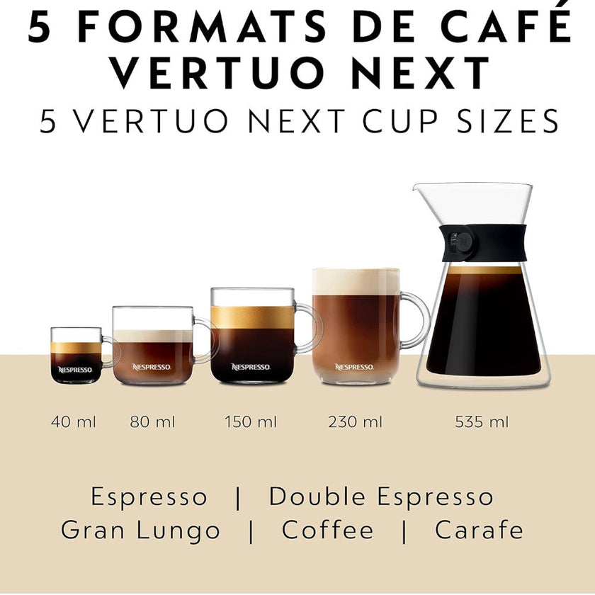 NESPRESSO ENV120 Vertuo Next Chrome  - Factory serviced with Home Essentials Warranty