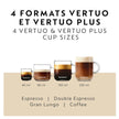 NESPRESSO ENV135BAECA Vertuo Coffee & Espresso Machine with Aeroccino Milk Frother - Piano Black - Factory serviced with Home Essentials Warranty