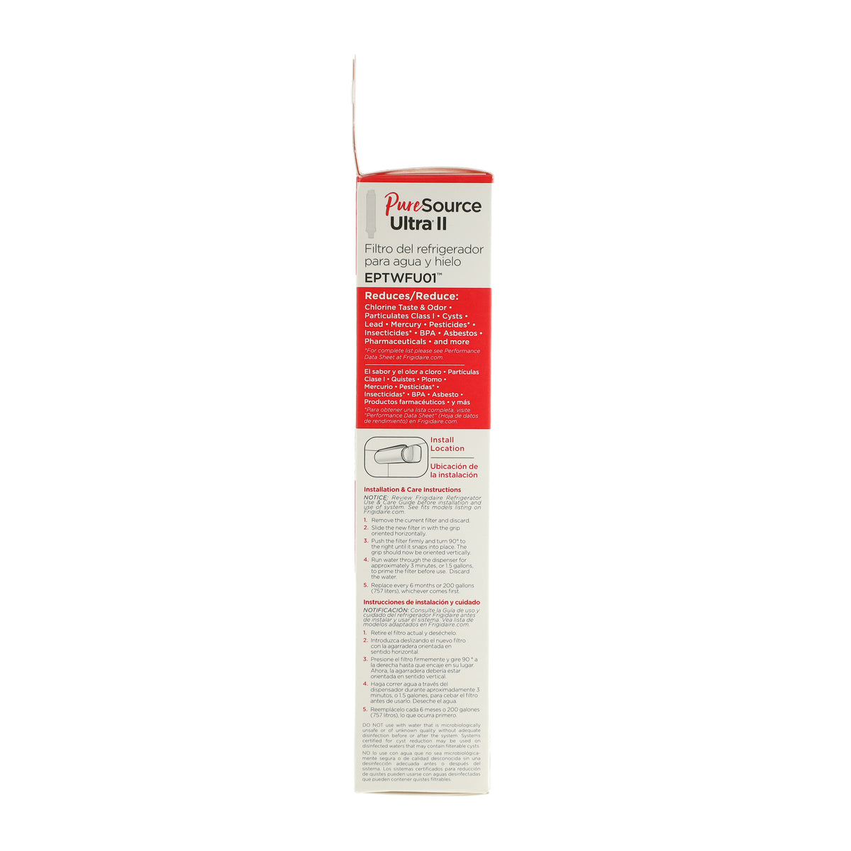 Frigidaire EPTWFU01 PureSource Ultra II Ice & Water Fridge Filter
