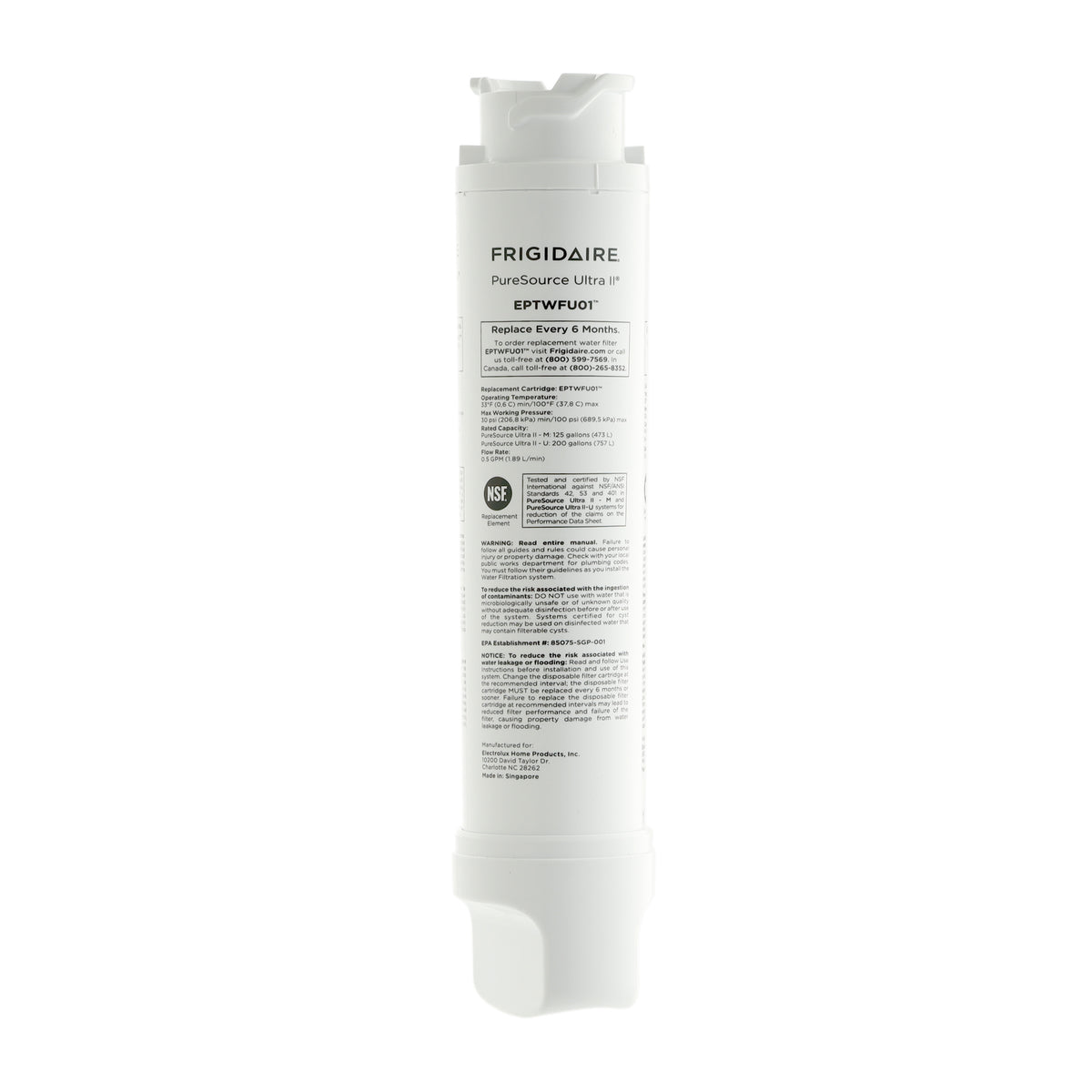 Frigidaire EPTWFU01 PureSource Ultra II Ice & Water Fridge Filter