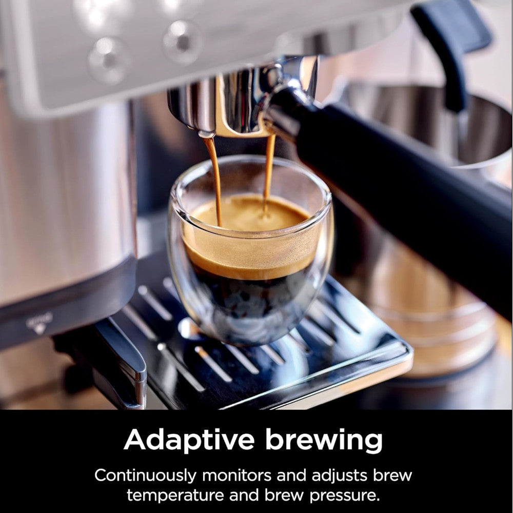 NINJA ES655CCO Espresso Luxe Premier Series Drip Coffee Maker and Rapid Cold Brew - Factory serviced with Home Essentials warranty