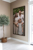 Toile étirée panoramique personnalisée (avec cadre)