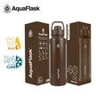 AquaFlask 1080ml (40oz) Stainless Steel Water Bottle with Sports Lid – Hot & Cold, Leakproof, BPA-Free