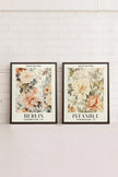 DUO ASSORTIMENT FLORAL (2 Oeuvres sur toile étirée)