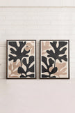 ORGANIC SHADOWS DUO (2 Oeuvres sur toile étirée)