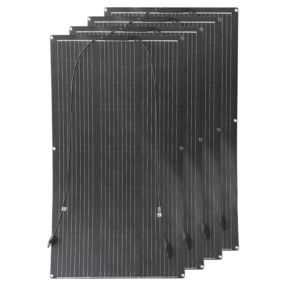 ETFE Flexible Solar Panel 100-400W  Monocrystalline Solar Cell for 12V Battery Charger