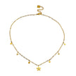 EVELYN Mini Stars & Zirconia Embeded Pendant Necklace