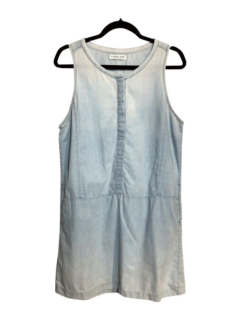 EVERLANE Regular fit Midi Dress in Blue  -  M