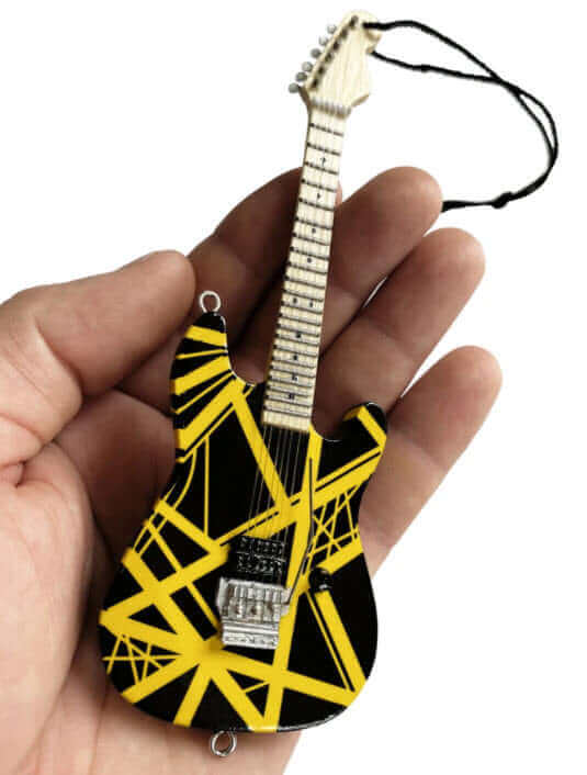 EVH Bumblebee Guitar Holiday Ornament - 6