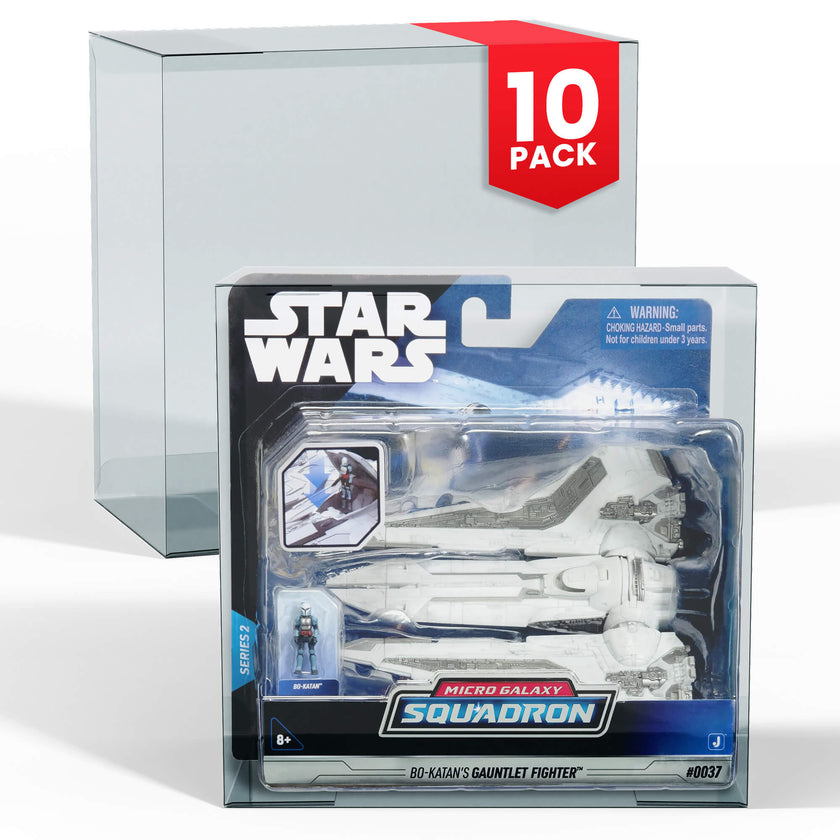 Star Wars Micro Galaxy Squadron Starfighter EVORETRO PET Protectors (0.40 mm, 10-Pack)
