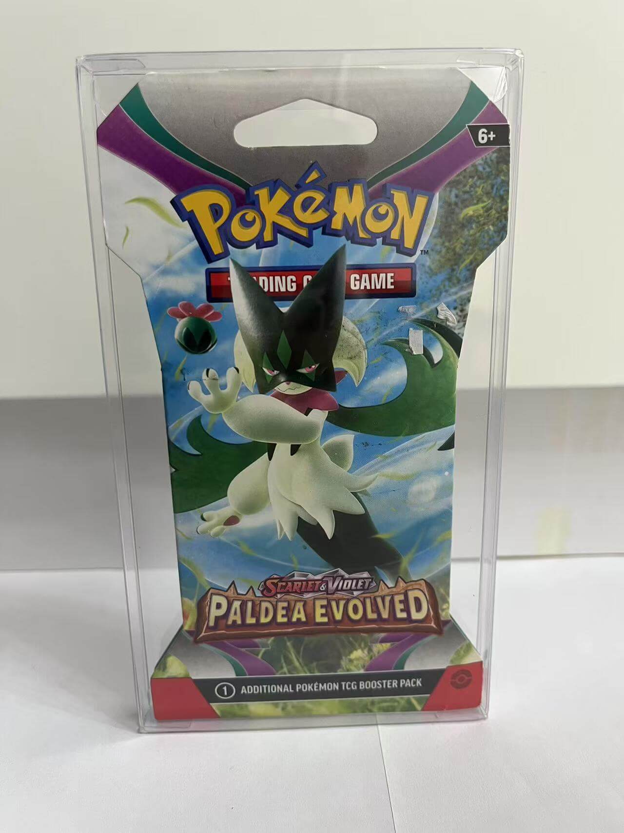 Pokémon Retail Booster Pack EVORETRO PET Protectors (Cardboard Packaging, 0.40 mm, 10-Pack)