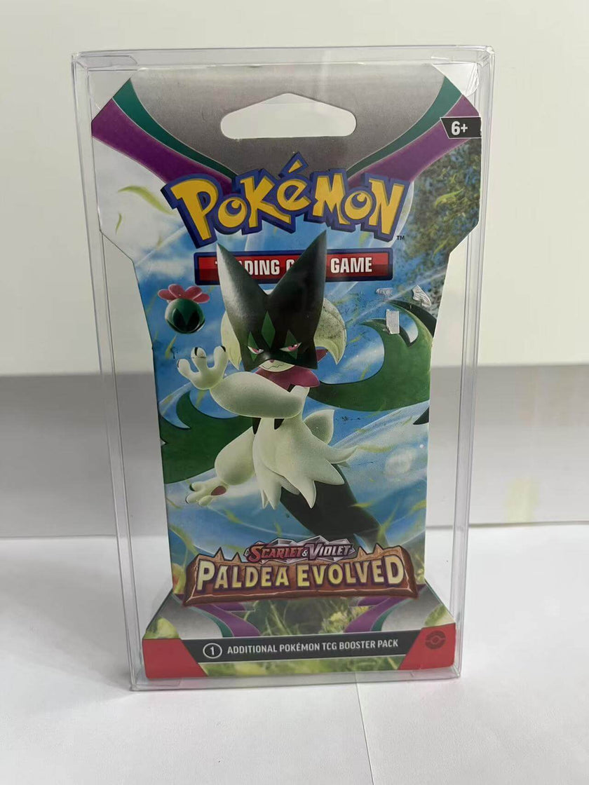 Pokémon Retail Booster Pack EVORETRO PET Protectors (Cardboard Packaging, 0.40 mm, 10-Pack)