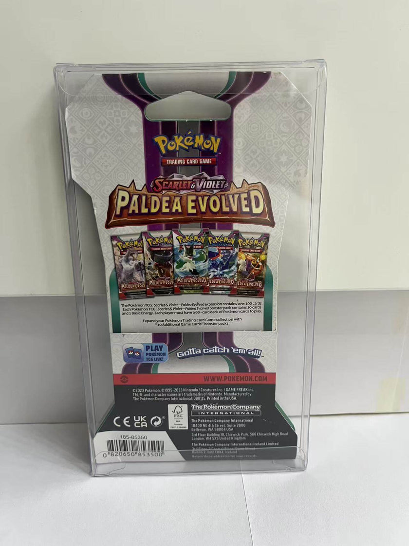 Pokémon Retail Booster Pack EVORETRO PET Protectors (Cardboard Packaging, 0.40 mm, 10-Pack)