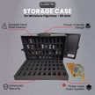 80-Slot EVORETRO Miniature Storage Case with Customizable Foam