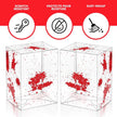 Funko Pop 4 Inches - Red Blood with Bullet Holes - EVORETRO PET Protector 0.40MM - Pack of 10