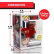 Funko Pop 4 Inches - Red Blood with Bullet Holes - EVORETRO PET Protector 0.40MM - Pack of 10