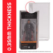 EVORETRO Action Figure Protective Case for Regular Star Wars Black Series with Angled Corners - PET 0.35MM - 10 Pack