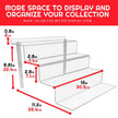 EVORETRO Acrylic Display Risers for Funko Pops and Action Figures 6 Inch - RS9  Shelve Inch