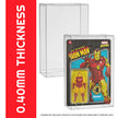 Action Figure Protective Case for Carded Star Wars and GI Joe  3.75'' (Shallow, 30MM) - 10 Pack
