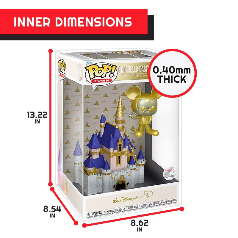 Funko Pop EVORETRO Protector | Fits 10-inch Funko POP Disney Castle – Pack of 10