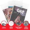 EVORETRO Comic Bags for Current Age Comic Bags Protector - 2MIL